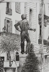 Statue at Cannet, 2014